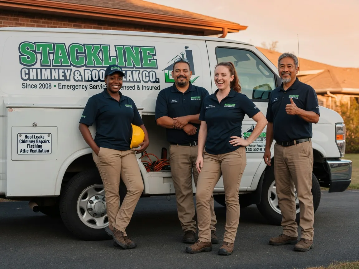 Chimney flashing repair company in Selma, IN
